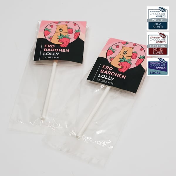 Erd'Bärchen - Erdbeer-Schokoladen-Lolly – Bild 2
